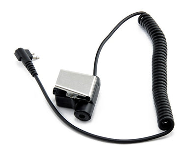 Motorola to IMSA Helmet Cable with Built-In Push To Talk (PTT)